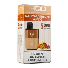 Одноразовая электронная сигарета HQD Hot Манго апельсин арбуз 5000 затяжек