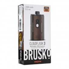 Электронная pod система Brusko Cloudflask 3 2000mAh Brown (Коричневый)