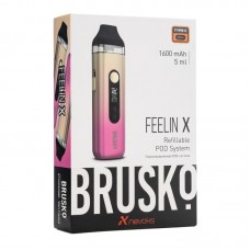 Электронная pod система Brusko Feelin X 1600 mAh Бежево розовый