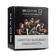 Упаковка сменных картриджей Soak Q Клубничное Рафаэлло 4, 8 мл 2% (Предзаправленный картридж) (В упаковке 2 шт)