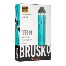 Электронная pod система Brusko Feelin 1000 mAh Бирюзовый