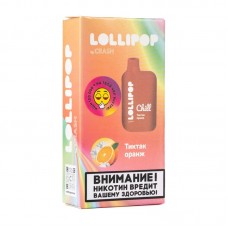 Одноразовая электронная сигарета Crash Lollipop Chill Тиктак Оранж 5500 затяжек