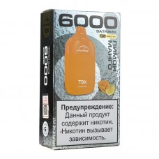 Одноразовая электронная сигарета Hyppe Tok 6000 Затяжек Лимон Манго