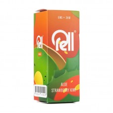 МК Жидкость Rell Low Cost Salt Aloe Strawberry Kiwi (С ароматом алоэ клубники и киви) 0% 28 мл PG 50 | VG 50