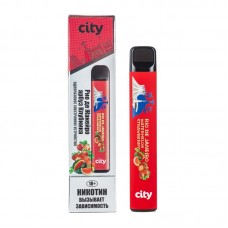 Одноразовая электронная сигарета City North Rio de Janeiro Watermelon Strawberry Ice (Рио Арбуз Клубника) 500 затяжек