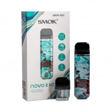 POD Система Набор SMOK NOVO 2 Kit 800mAh Blue and Brown