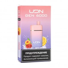 Одноразовая электронная сигарета UDN GEN Peach Lemon (Персик лимон) 6000 затяжек