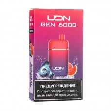 Одноразовая электронная сигарета UDN GEN Blueberry Watermelon (Голубика арбуз) 6000 затяжек